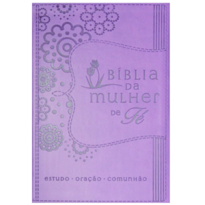 Bíblia da Mulher de Fé | Letra Normal | NVI | Roxa