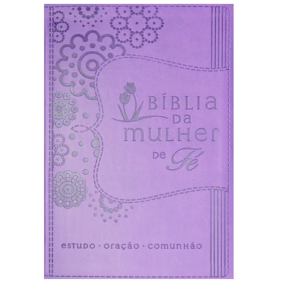 Bíblia da Mulher de Fé | Letra Normal | NVI | Roxa