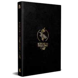Bíblia da Mulher de Fé | NVI | Capa Luxo Preta