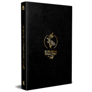 Bíblia da Mulher de Fé | NVI | Capa Luxo Preta