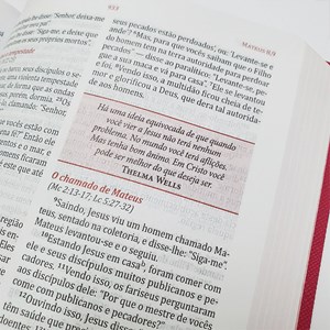 Bíblia Da Mulher de Fé | NVI | Letra Normal | Capa Luxo Rosa