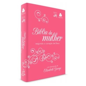 Bíblia da Mulher Segundo Coração de Deus | Pink e Branca