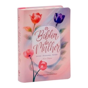 Segunda imagem do produto Bíblia da Mulher Tulipa Azul | ARC | Edição Portátil