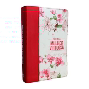 Bíblia da Mulher Virtuosa | ARC | Letra Normal | PU Luxo Red