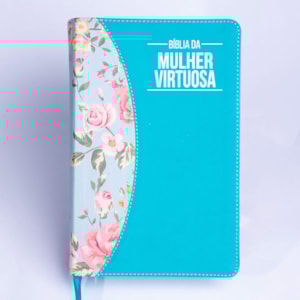 Segunda imagem do produto Bíblia da Mulher Virtuosa | ARC | Letra Normal | PU Luxo Tiffany