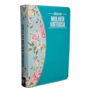 Bíblia da Mulher Virtuosa | ARC | Letra Normal | PU Luxo Tiffany