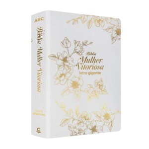 Bíblia da Mulher Vitoriosa | Letra Gigante | ARC | Branca
