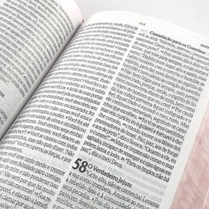 Bíblia da Mulher Vitoriosa | Letra Gigante | NVI | Capa Dura Floral Azul