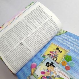 Segunda imagem do produto Bíblia da Turminha da Graça | Capa Almofadada | Menina