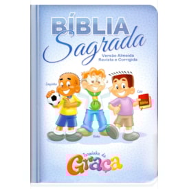 Bíblia da Turminha da Graça | Capa Almofadada | Menino