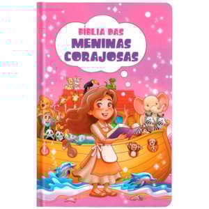 Bíblia das Meninas Corajosas | ARC | Capa Dura Lilás | Harpa Avivada e Corinhos