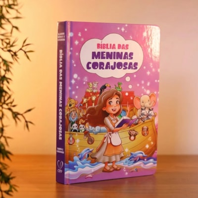 Segunda imagem do produto Bíblia das Meninas Corajosas | ARC | Capa Dura Lilás | Harpa Avivada e Corinhos