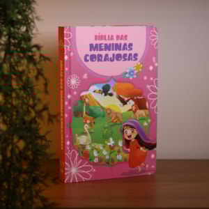 Segunda imagem do produto Bíblia das Meninas Corajosas | NVA | Full Color | Rosa
