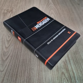 Segunda imagem do produto Bíblia de Estudo A mensagem | Capa Luxo Preta