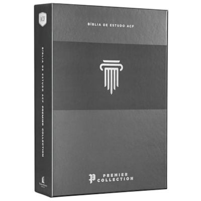 Bíblia De Estudo | ACF | Leitura Perfeita | Capa Luxo Preto Couro Legítimo | Com comentários da King James Study Bible