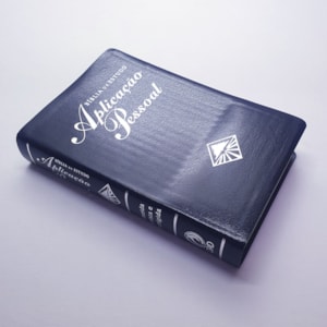 Segunda imagem do produto Bíblia de Estudo Aplicação Pessoal Grande | Letra Normal ARC | Azul e Prata