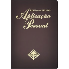 Bíblia de Estudo Aplicação Pessoal Grande | Letra Normal ARC | Marrom