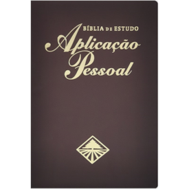 Segunda imagem do produto Bíblia de Estudo Aplicação Pessoal Grande | Letra Normal ARC | Marrom