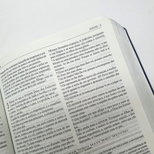 Bíblia de Estudo Aplicação Pessoal Média | Letra Normal ARC | Azul e Prata