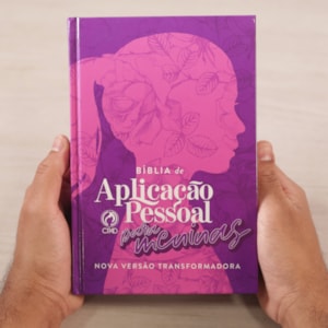 Segunda imagem do produto Bíblia de Estudo Aplicação Pessoal para Meninas | NVT | Média Rosa | Capa Dura