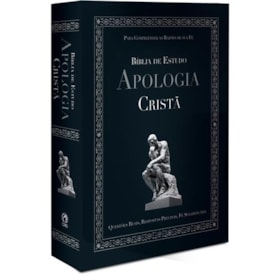 Bíblia de Estudo - Apologia Cristã | Letra Normal ARC | Capa Dura Preta