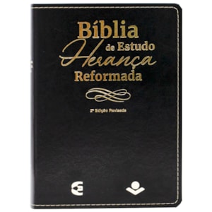 Segunda imagem do produto Bíblia de Estudo | ARA | Herança Reformada | Preta