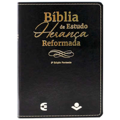 Segunda imagem do produto Bíblia de Estudo | ARA | Herança Reformada | Preta