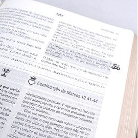 Bíblia de Estudo | Batalha Espiritual e Vitória Financeira | ARC | Capa Luxo Marrom