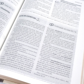 Segunda imagem do produto Bíblia de Estudo | Batalha Espiritual e Vitória Financeira | ARC| Capa Luxo Preta