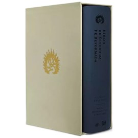 Bíblia de Estudo da Fé Reformada 2° Edição | ARA | Capa Luxo Azul com Estojo