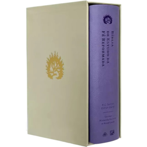 Bíblia de Estudo da Fé Reformada 2° Edição | ARA | Capa Luxo Lavanda com Estojo