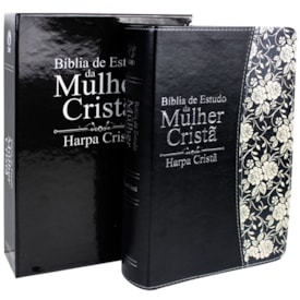 Segunda imagem do produto Bíblia de Estudo da Mulher Cristã c/ Harpa | Letra Normal | ARC | Preta