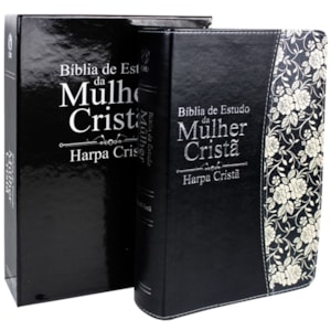 Segunda imagem do produto Bíblia de Estudo da Mulher Cristã c/ Harpa | Letra Normal | ARC | Preta