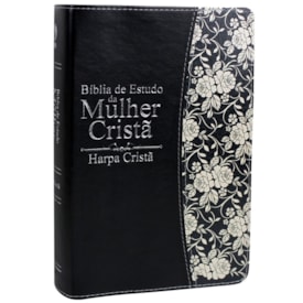Bíblia de Estudo da Mulher Cristã c/ Harpa | Letra Normal | ARC | Preta