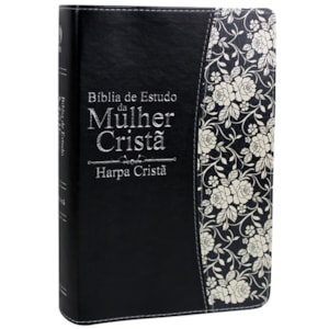 Bíblia de Estudo da Mulher Cristã c/ Harpa | Letra Normal | ARC | Preta