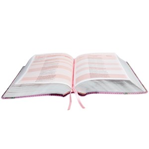 Bíblia de Estudo da Mulher Cristã com Harpa | Letra Normal | ARC | Médio| Rosa