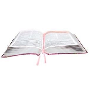 Bíblia de Estudo da Mulher Cristã com Harpa | Letra Normal | ARC | Pink