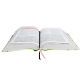 Segunda imagem do produto Bíblia de Estudo da Mulher Cristã com Harpa | Letra Normal | ARC | Verde