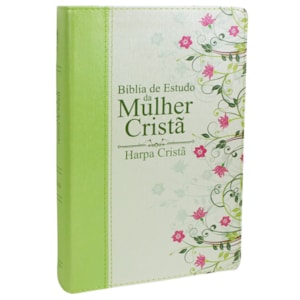Bíblia de Estudo da Mulher Cristã com Harpa | Letra Normal | ARC | Verde