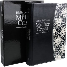 Segunda imagem do produto Bíblia de Estudo da Mulher Cristã | Letra Grande | ARC | Couro Preta