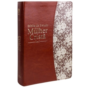 Bíblia de Estudo da Mulher Cristã | Letra Normal | ARC | Couro Marrom