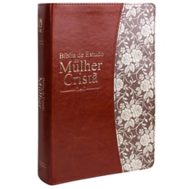 Bíblia de Estudo da Mulher Cristã | Letra Normal | ARC | Couro Marrom