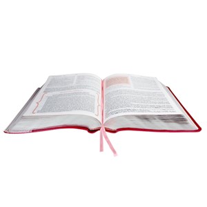 Bíblia de Estudo da Mulher Cristã | Letra Normal | ARC | Couro Pink