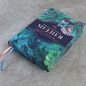 Bíblia De Estudo Da Mulher Plena | NVI | Capa Luxo Tropicalis Tiffany