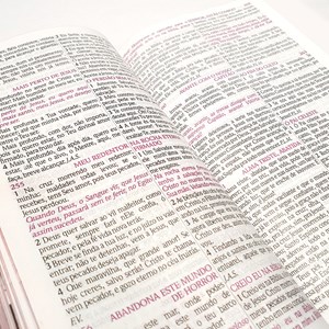 Bíblia de Estudo da Mulher Sábia | ARC | Harpa Avivada | Capa Dura Íris Lilás