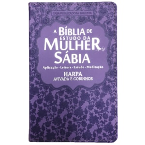 Bíblia de Estudo da Mulher Sábia | ARC | Harpa Avivada | Capa Lilás