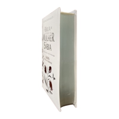 Segunda imagem do produto Bíblia de Estudo da Mulher Sábia | ARC | Harpa Avivada | Capa Luxo Rosas Branca