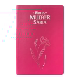 Bíblia de Estudo da Mulher Sábia | ARC | Harpa Avivada | Capa Magnólia Pink