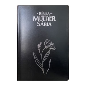 Bíblia de Estudo da Mulher Sábia | ARC | Harpa Avivada | Capa Magnólia Preta