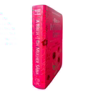 Segunda imagem do produto Bíblia de Estudo da Mulher Sábia | ARC | Harpa Avivada | Capa Rosas Pink